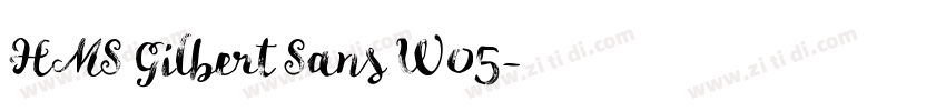 HMS Gilbert Sans W05字体转换